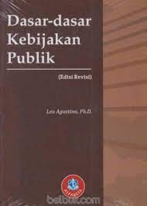 Image of Dasar-dasar Kebijakan Publik