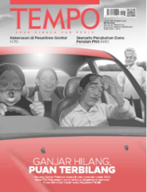 Image of TEMPO : GANJAR HILANG PUAN TERBILANG
