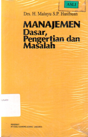 Image of Manajemen dasar, pengertian, dan masalah
