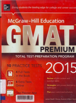 Image of Mc Graw -Hill Education GMAT Premium 2015