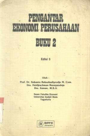 Image of Pengantar Ekonomi Perusahaan, Buku 2
