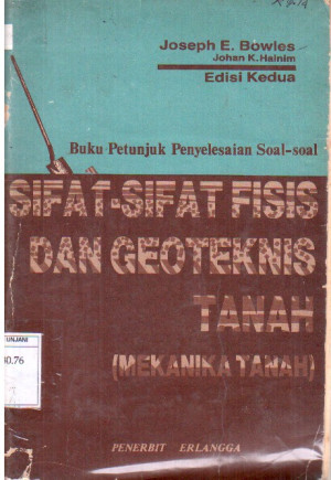 Image of Sifat-sifat Fisis dan Geoteknik Tanah (Mekanika Tanah)