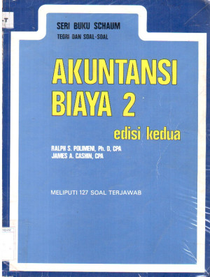 Image of Akuntansi Biaya  1  (Schaum)