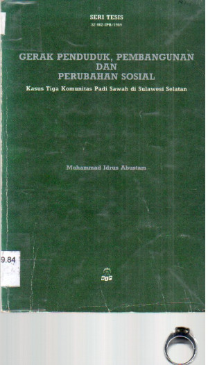 Image of Gerak Penduduk, Pembangunan dan Perubahan Sosial