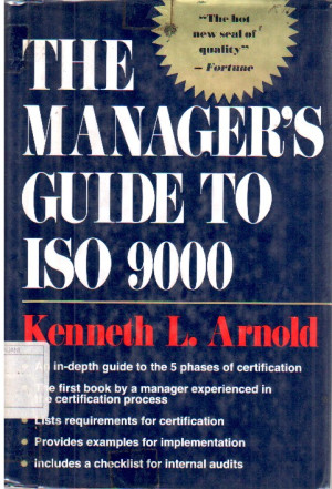 Image of Manager's Guide to ISO 9000
